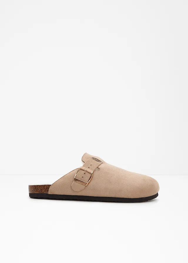Pantoufles, Couleur: taupe
