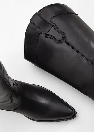 Kovbojské kozačky, barva: černá