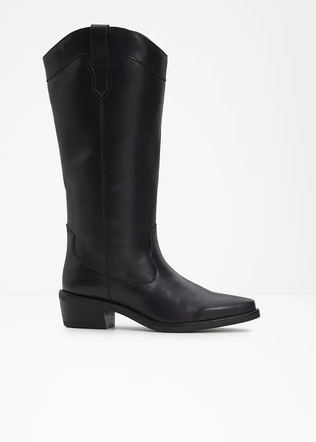 Cowboylaarzen, Kleur: zwart