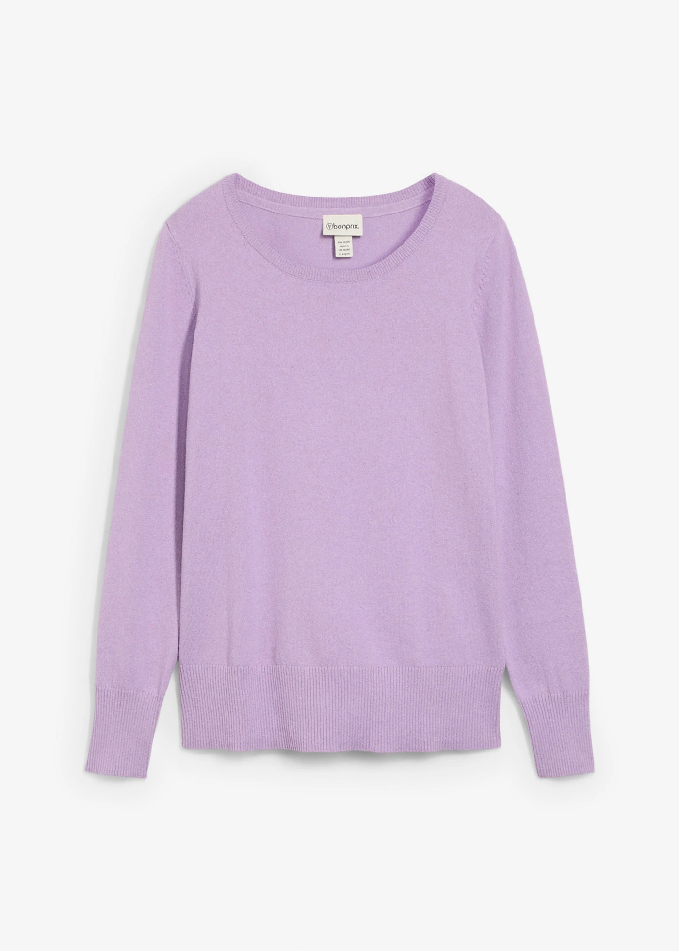 Svetr z jemné pleteniny • šeříková • bonprix obchod