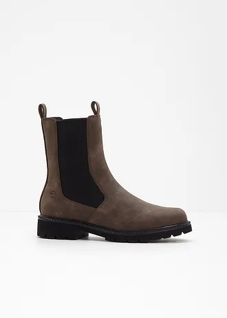 Bottines Chelsea Tamaris, Couleur: marron foncé