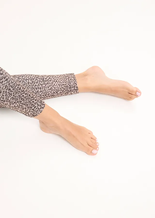 Thermo legging • bruin-zwart luipaardprint • product-page.page-title-suffix