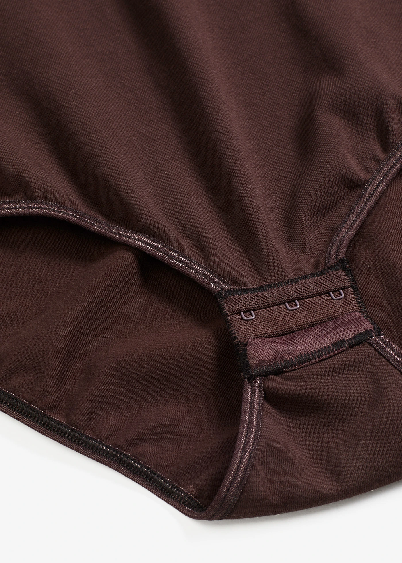 Body coton manches coude • marron foncé • product-page.page-title-suffix