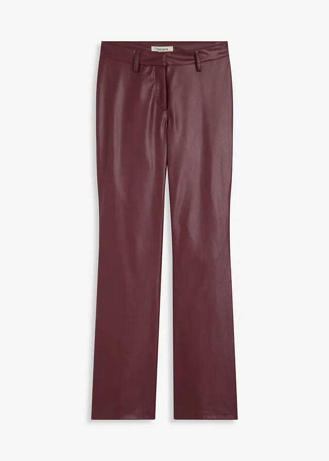 Pantaloni din imitație de piele