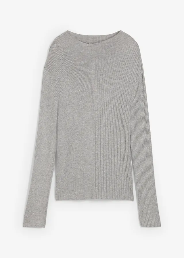 Vrúbkované tričko z viskózového mixu