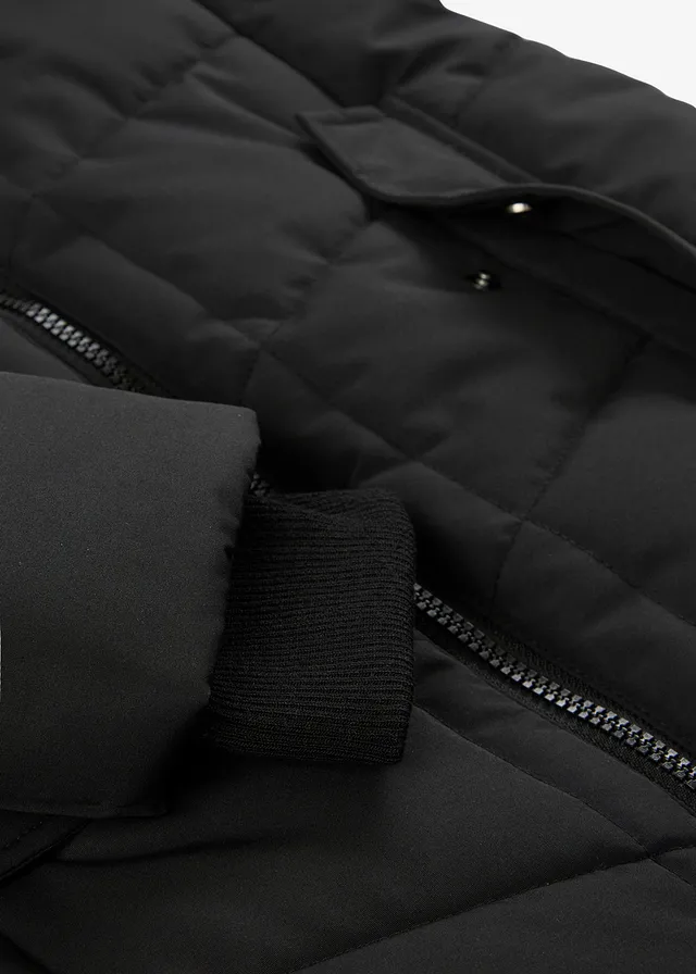 Winterparka met capuchon, waterafstotend • zwart • product-page.page-title-suffix