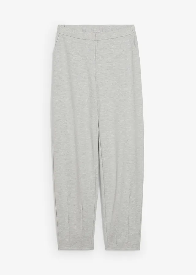 Pantaloni barrel din amestec moale de viscoză ușor lucios