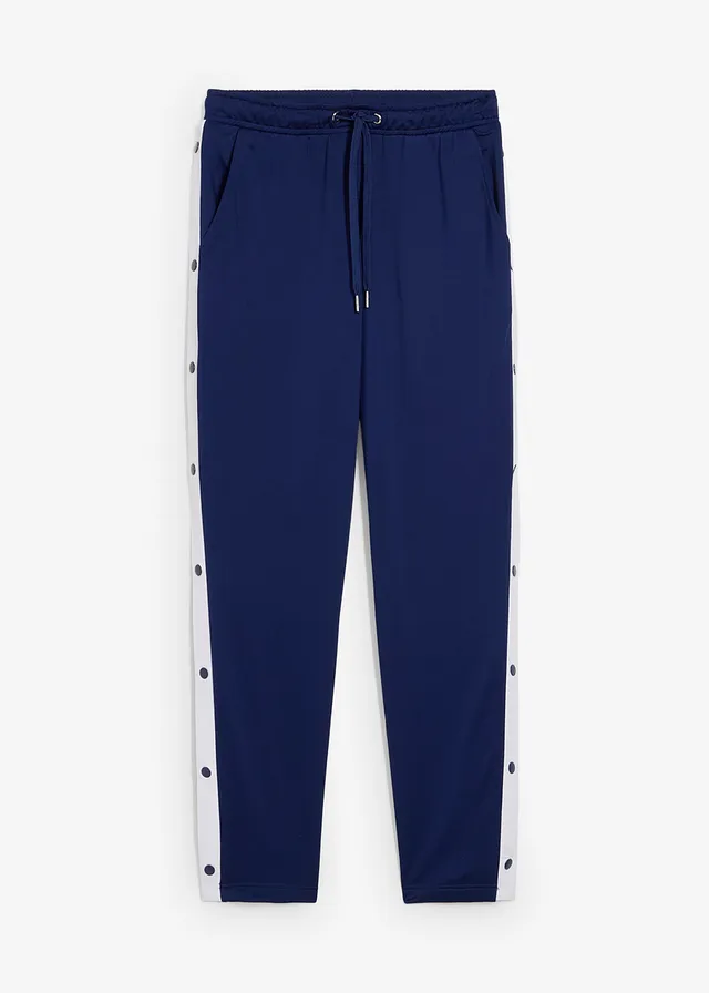 Pantaloni de jogging cu capse, cu uscare rapidă