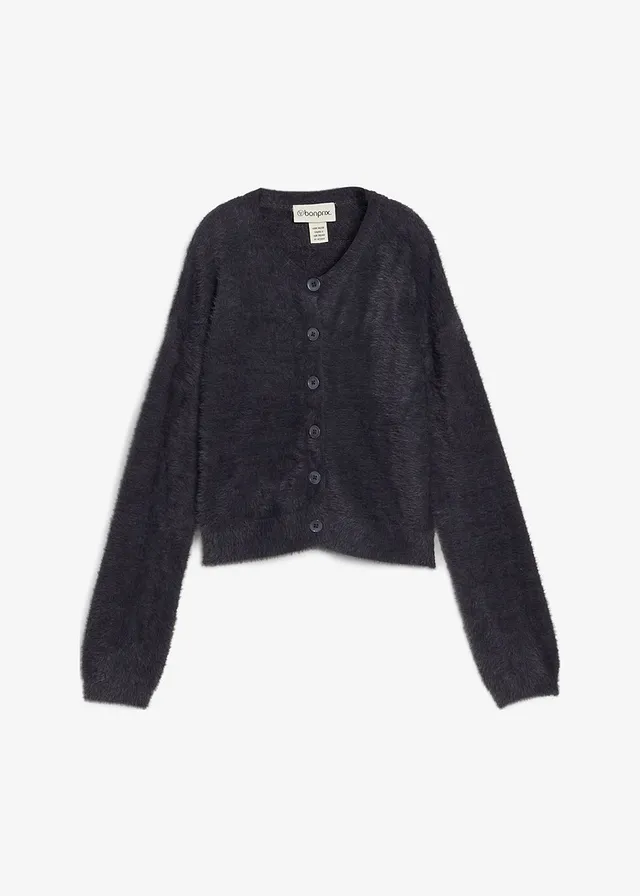 Jachetă tricotată din mix de viscoză și fir moale