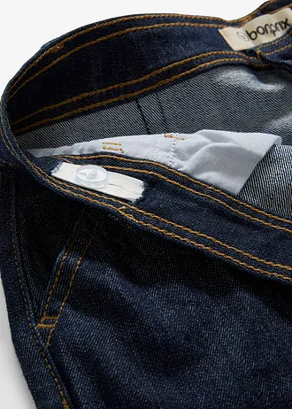 Wide leg jeans, mid waist • diepblauw denim ongewassen • bonprix online shop