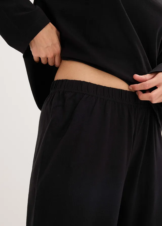 Tenue d’intérieur oversize en coton doux • noir • product-page.page-title-suffix