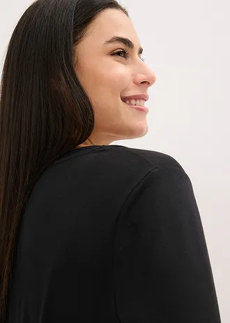 Lehké krátké pyžamo z měkkého materiálu • černá • bonprix obchod