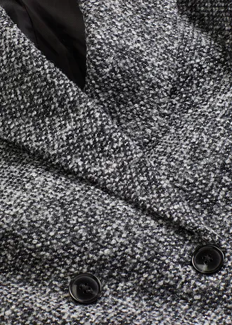 Manteau court • anthracite foncé chiné • Boutique bonprix