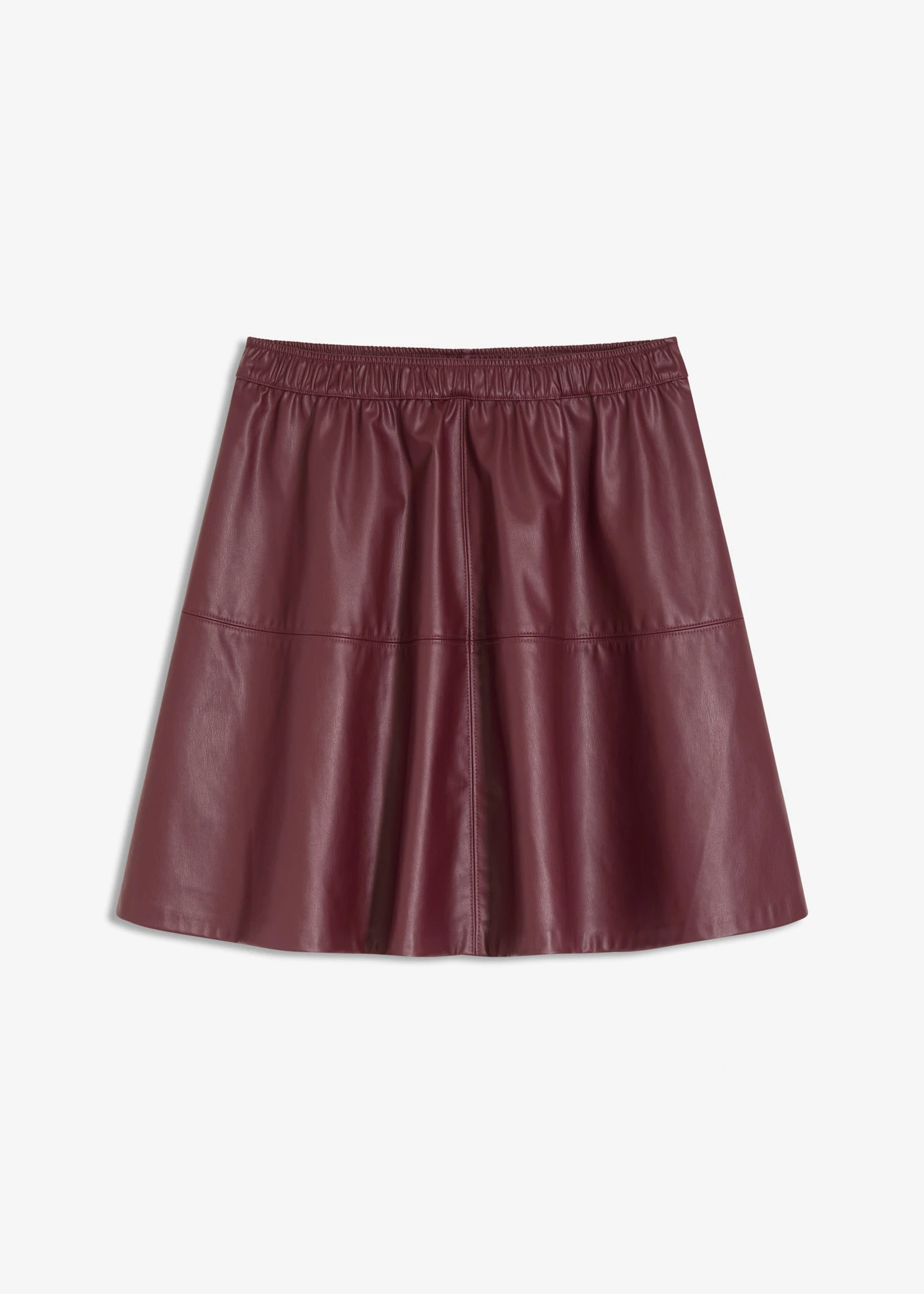 Krátká sukně z umělé kůže • tmavě bobulová • bonprix obchod
