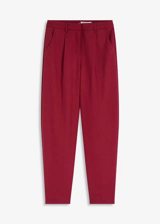 Pantaloni din stofă cu model barrel