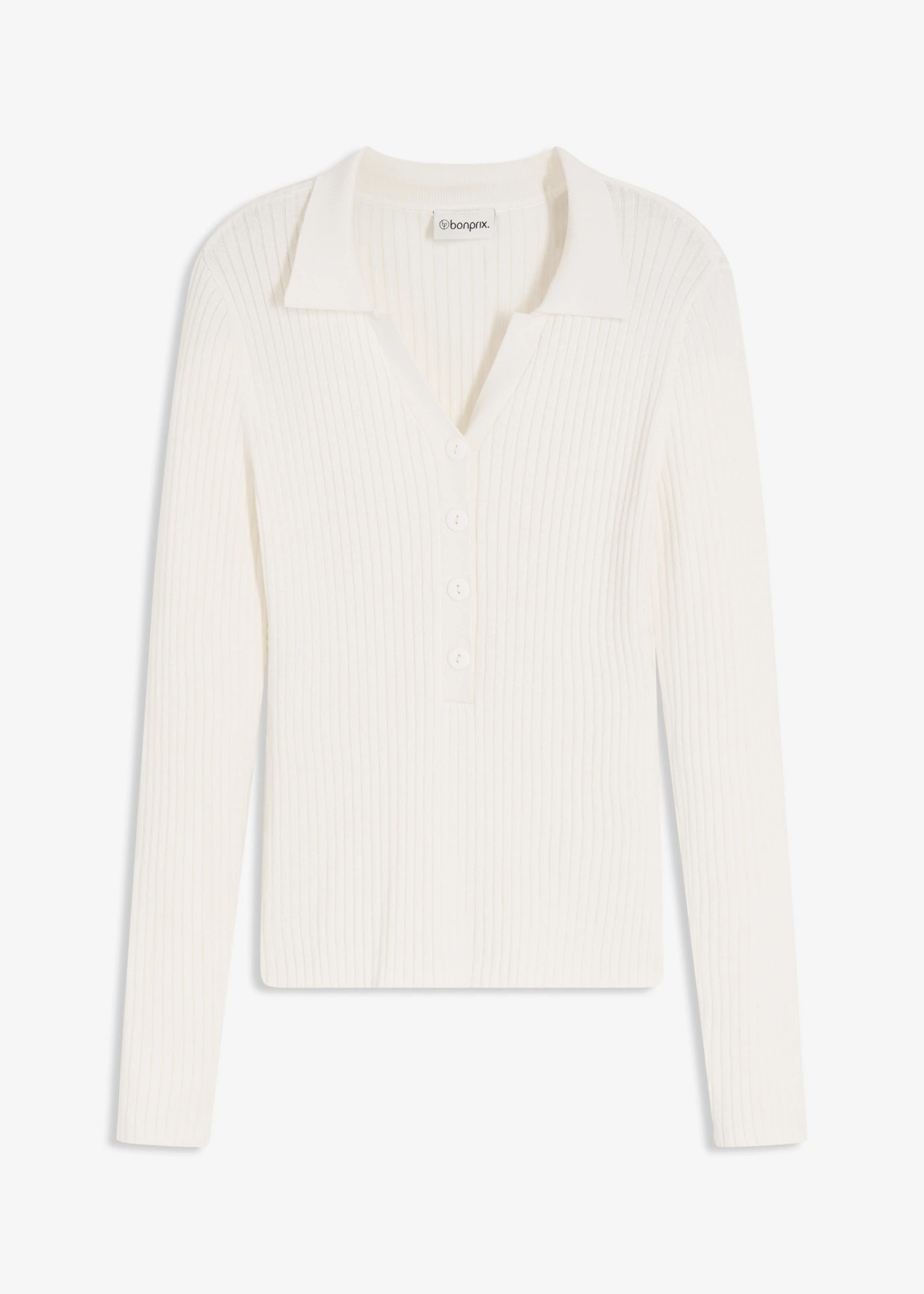 Pull doux en fine maille, viscose majoritaire • ecru • Boutique bonprix