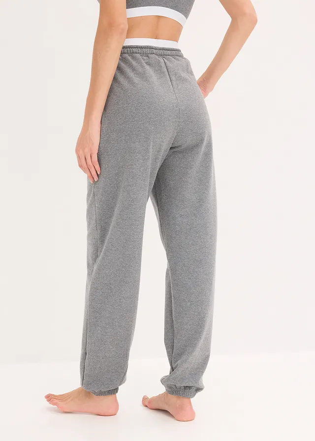 Pantalon d’intérieur en molleton avec poches côté • gris chiné • product-page.page-title-suffix
