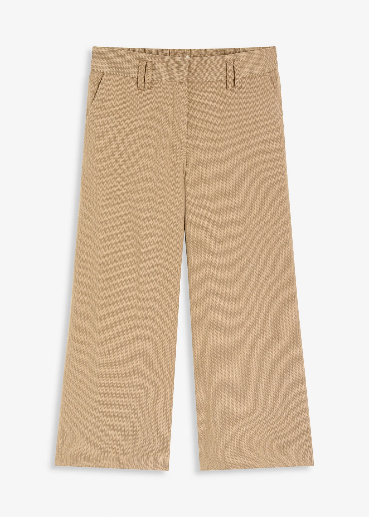 Jupe-culotte motif chevrons • noyer chiné • Boutique bonprix