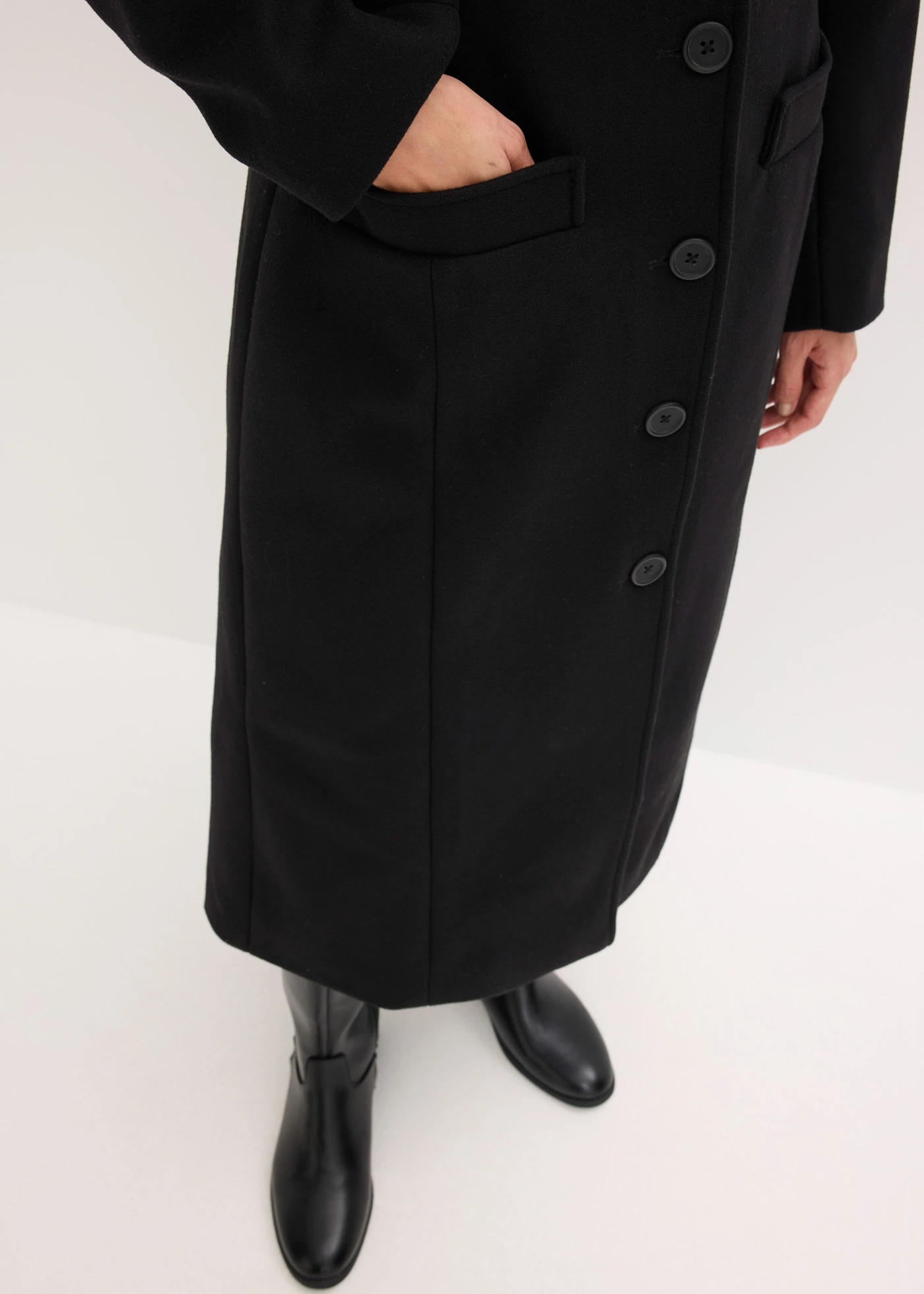 Manteau long • noir • Boutique bonprix