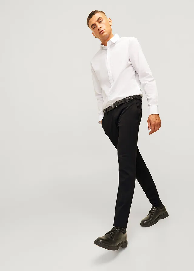 Pantalon chino JJ REBEL, slim • noir • product-page.page-title-suffix