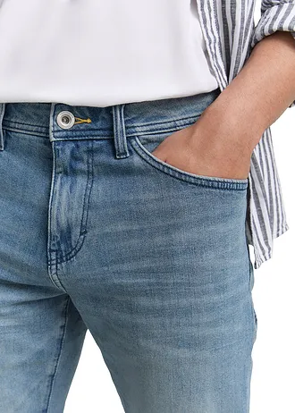 Strečové džíny JOSH, značka Tom Tailor, Slim Fit • modrý denim • bonprix obchod