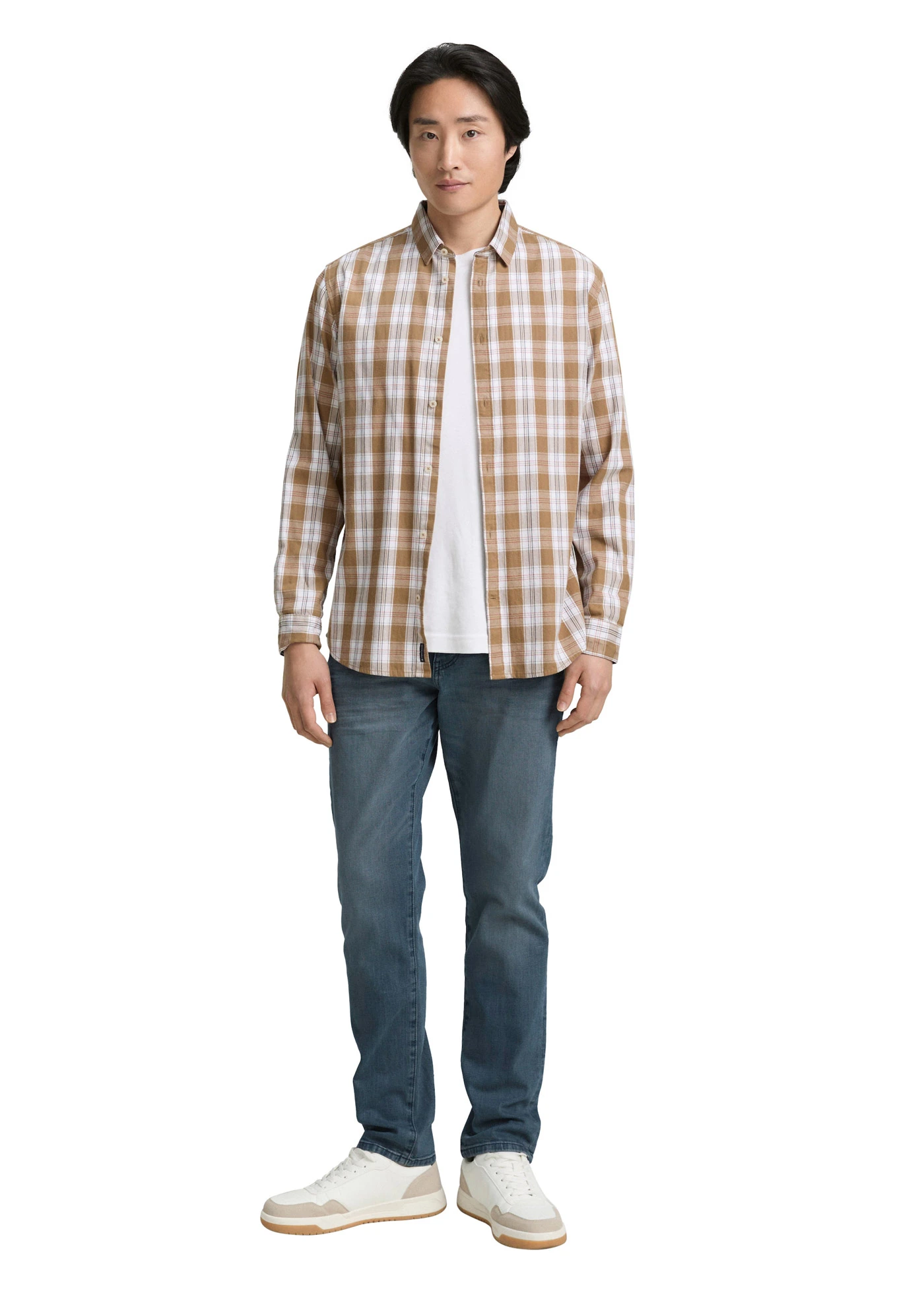 Strečové džíny JOSH, značka Tom Tailor, Slim Fit • středně modrý denim • bonprix obchod