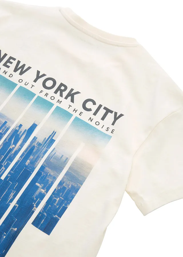 T-shirt Tom Tailor, Couleur: écru imprimé