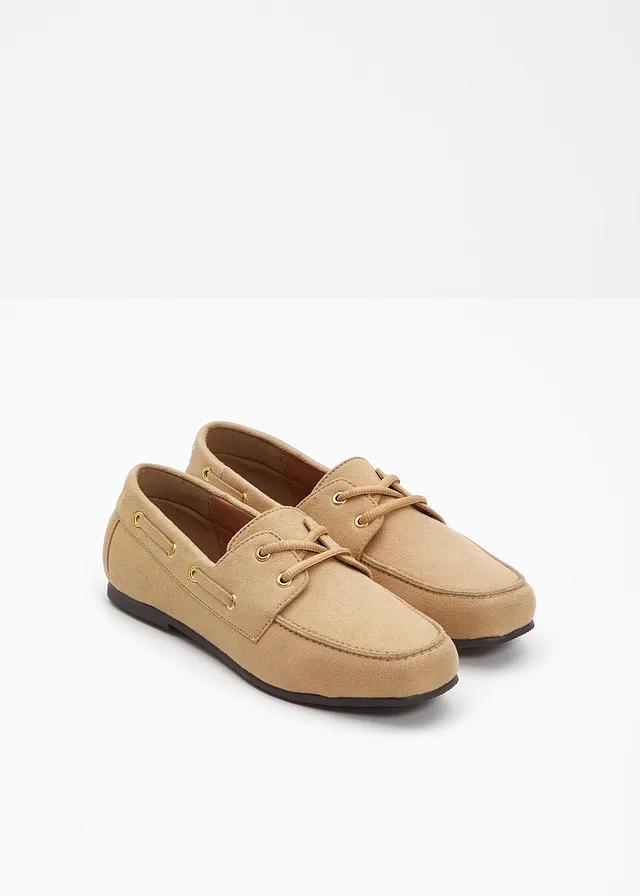 Loafers, Kleur: beige