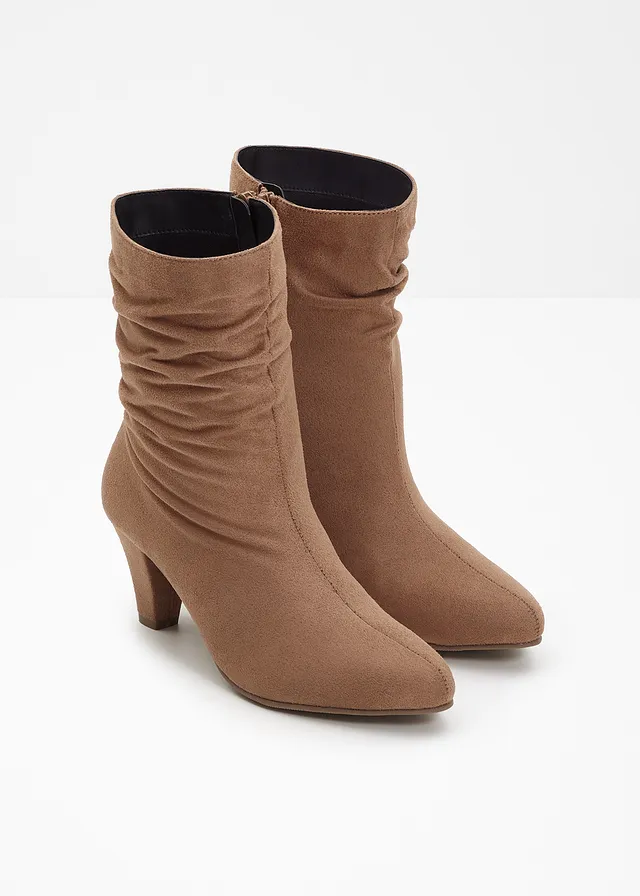 Bottines, Couleur: marron clair