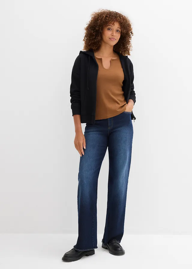 Geribd shirt met biologisch katoen • toffee • product-page.page-title-suffix