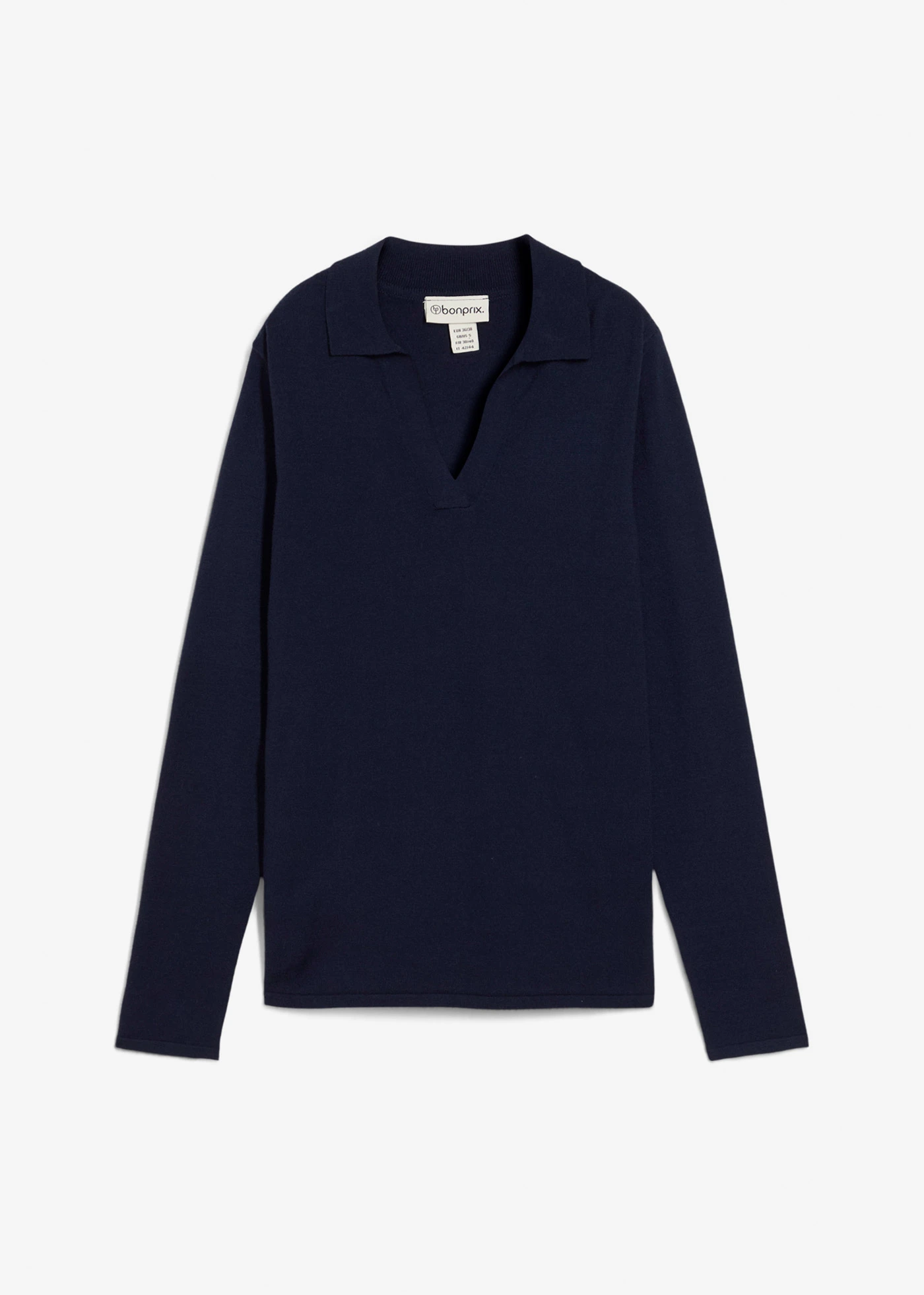 Triko polo z jemné viskózy • tmavě modrá • bonprix obchod