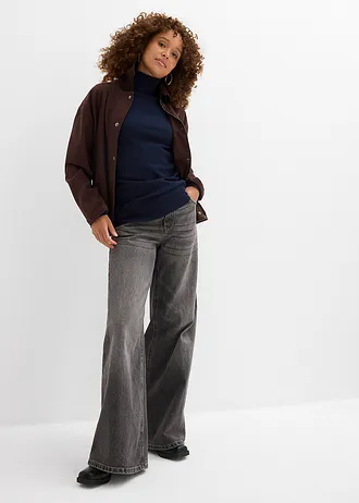 Fijngebreide coltrui, Kleur: donkerblauw