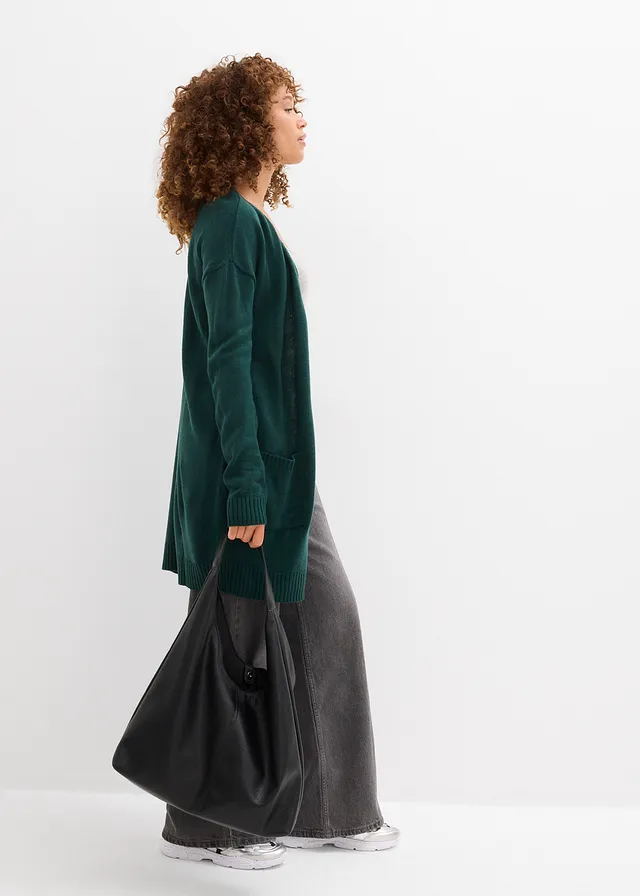 Basic vest, Kleur: diepgroen