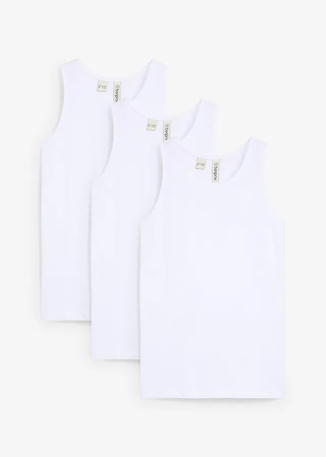 Maiou cu bumbac organic moale (set/3 buc.)