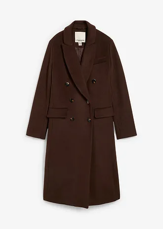 Manteau blazer doux • marron foncé • Boutique bonprix