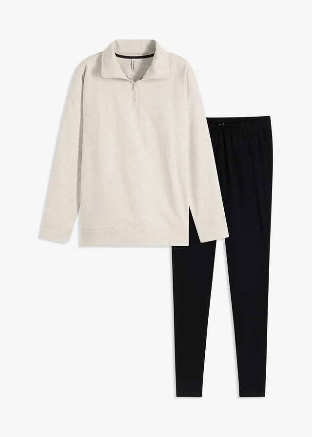 Costum de casă loungewear cu colanți