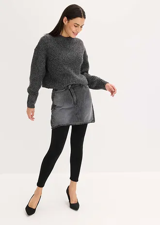 Legging thermique doublé en polaire douce • noir • Boutique bonprix