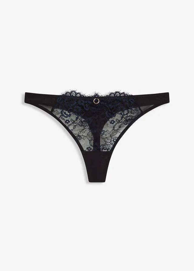 Chilot string din dantelă delicată eyelash