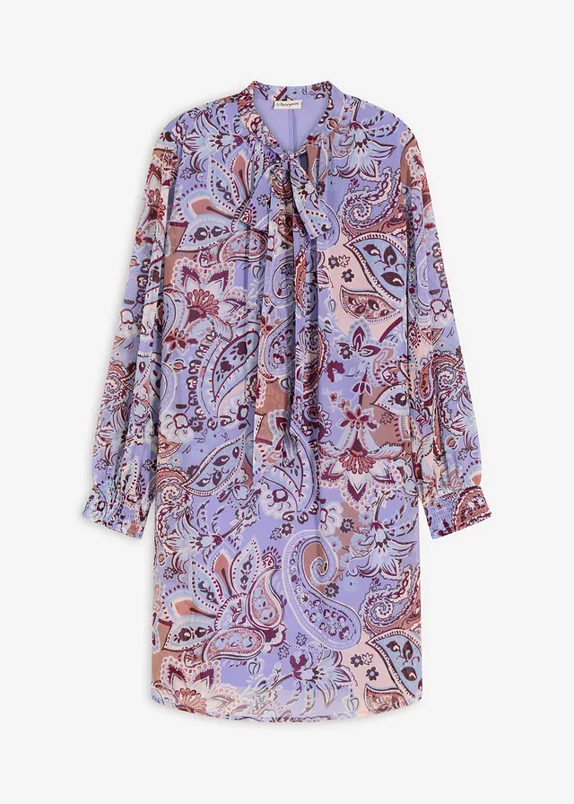 Tunikové šaty s viazačkou