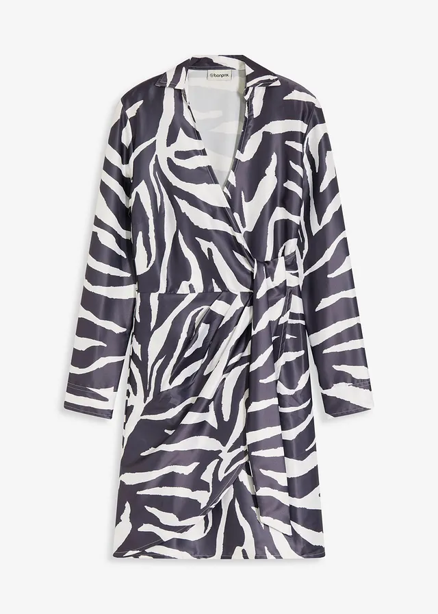 Zavinovacie šaty z padavého saténu