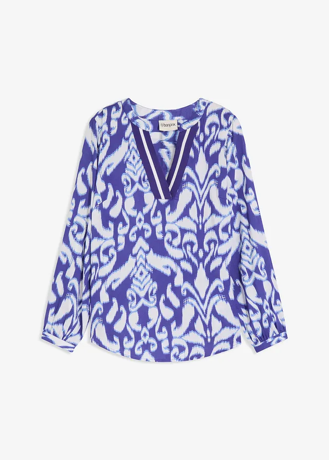 Tuniková blúzka z padavej viskózy