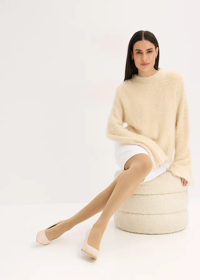 Corrigerende panty met push-up effect 80 den • beige • product-page.page-title-suffix