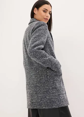 Manteau court • anthracite foncé chiné • Boutique bonprix