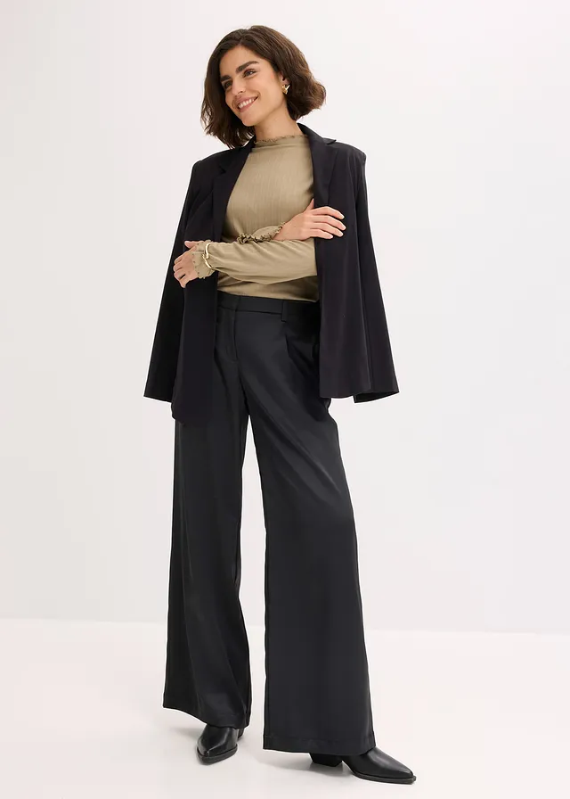 Pantalon de tailleur satiné • noir • product-page.page-title-suffix