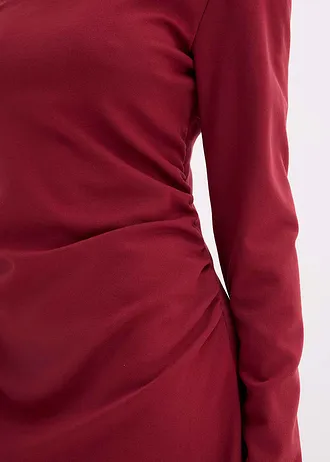 Minišaty s prostřihy • švestkově červená • bonprix obchod