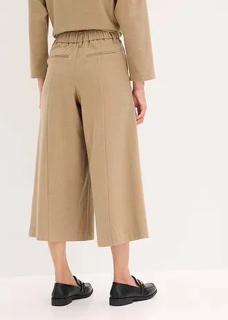 Jupe-culotte motif chevrons • noyer chiné • Boutique bonprix