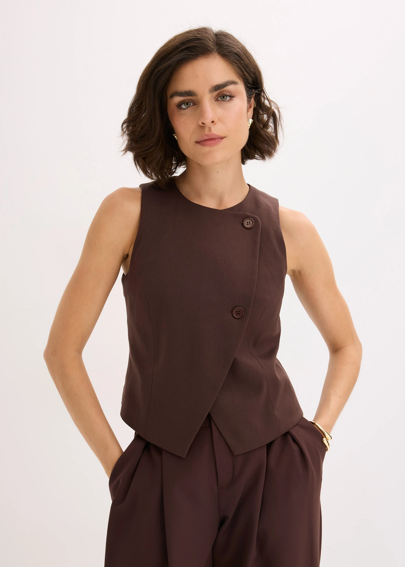 Bodywarmer • donkerbruin • bonprix online shop