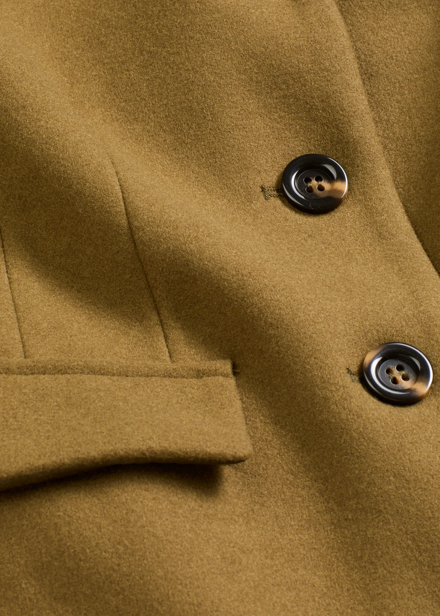 Kabát z umělé vlny v maxi délce • zemitá olivová • bonprix obchod