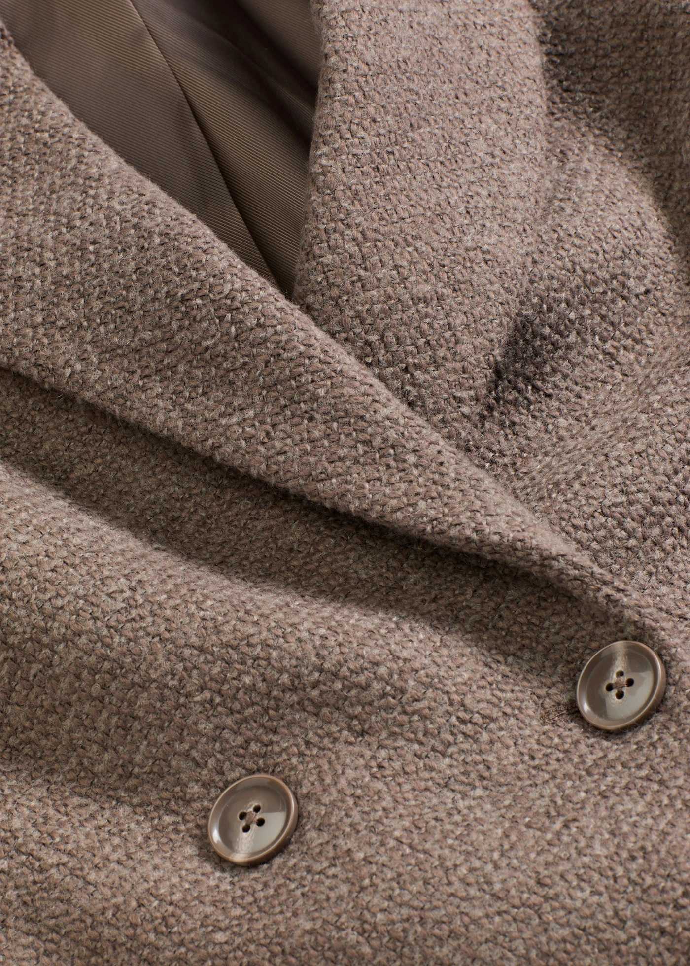 Manteau court • taupe/marron chiné • Boutique bonprix