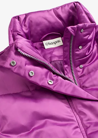 Prošívaná vesta s mírným leskem • pivoňková • bonprix obchod